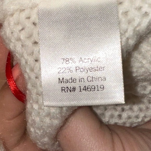 So juniors knit cowl neck tunic printed sweater L NWT fall winter - Picture 3 of 8